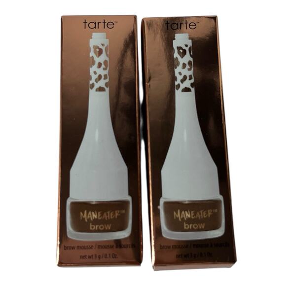 Tarte Maneater Brow Mousse ( TAUPE ) 0.1 oz. / 3 g Lot of 2 BNIB - Picture 1 of 5